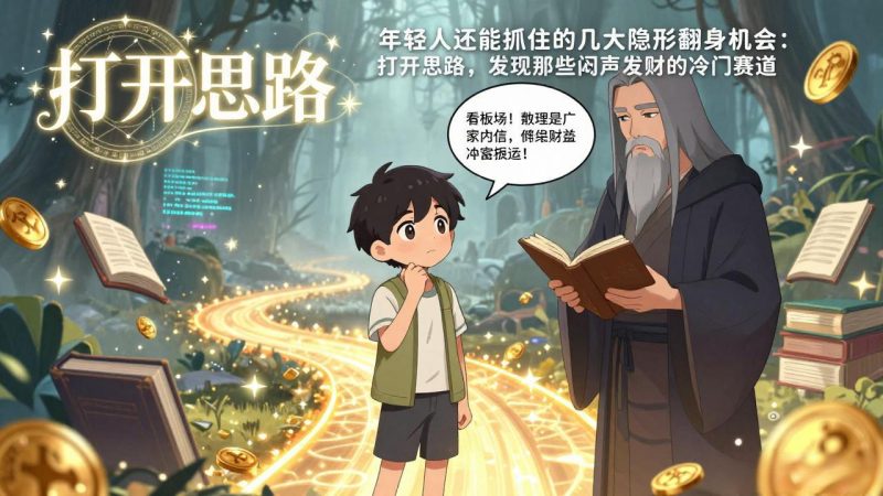 付费文1+2：年轻人还能抓住的几大隐形翻身机会：打开思路，发现那些闷声发财的冷门赛道-创业资源网 | 精品设计与工具分享平台