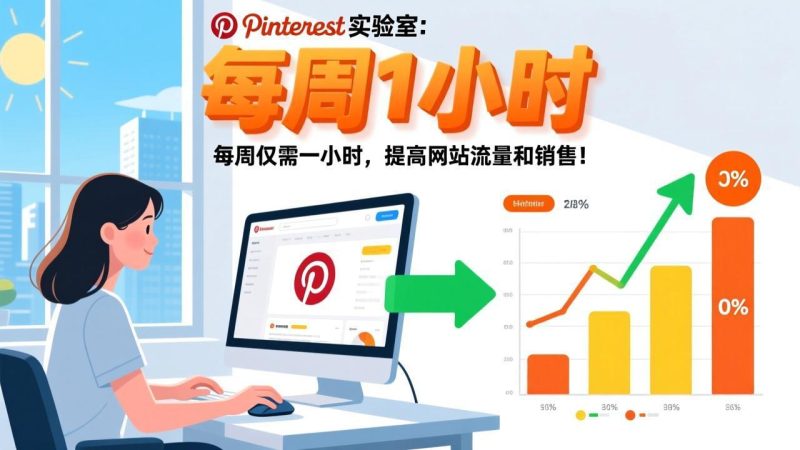 Pinterest实验室：每周仅需一小时，提高网站流量和销售！-创业资源网 | 精品设计与工具分享平台