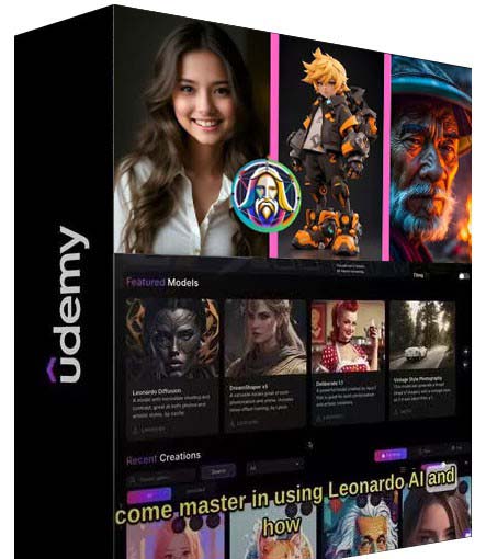 比 Midjourney 更好的 Leonardo AI绘画图像大师班教程-16讲-中英字幕 比 Midjourney 更好的 Leonardo AI绘画图像大师班教程-16讲-中英字幕