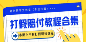 2023年全套打假合集,集合市面所有正规打假玩法(非正规打假的没有)-创业资源网 | 精品设计与工具分享平台