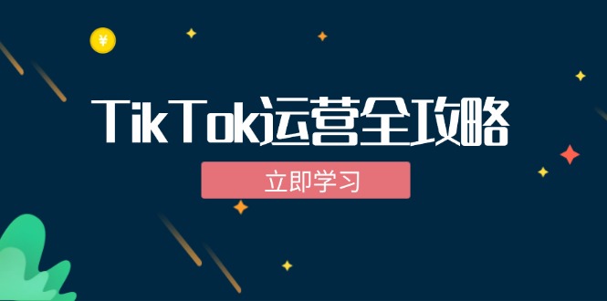 TikTok实战运营全攻略:从下载软件到变现,抖音海外版实操教程 TikTok实战运营全攻略:从下载软件到变现,抖音海外版实操教程