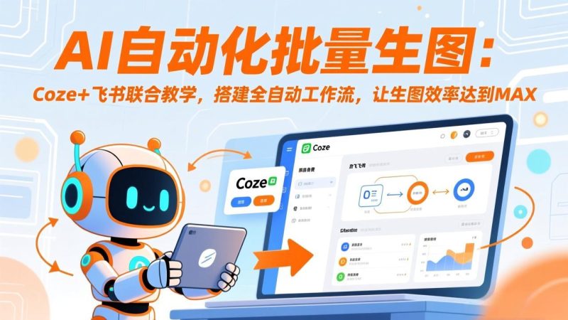AI自动化批量生图：Coze+飞书联合教学，搭建全自动工作流，让生图效率达到MAX-创业资源网 | 精品设计与工具分享平台