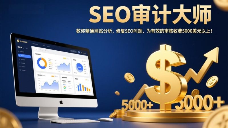SEO审计大师：教你精通网站分析，修复SEO问题，为有效的审核收费5000美元以上！-创业资源网 | 精品设计与工具分享平台
