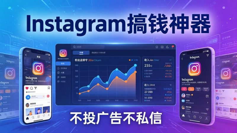Instagram搞钱神器:月涨6万粉+月入5万刀,不投广告不私信,靠算法+低价产品-创业资源网 | 精品设计与工具分享平台