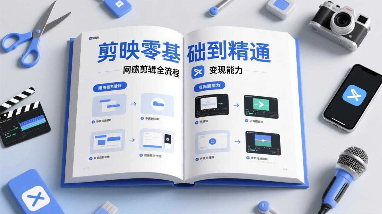 剪映零基础也能快速上手,从入门到精通掌握网感剪辑全流程,掌握能直接变现的剪辑能力 剪映零基础也能快速上手,从入门到精通掌握网感剪辑全流程,掌握能直接变现的剪辑能力