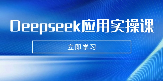 Deepseek应用实操课：AI制作数字妈妈、写真、短视频，辅导作业，PPT制作等-创业资源网 | 精品设计与工具分享平台