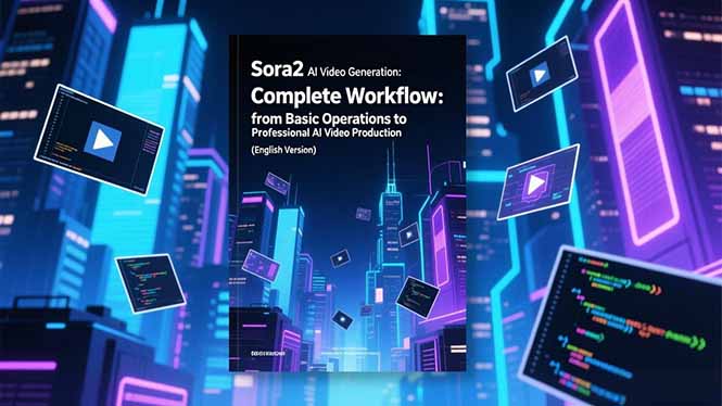 Sora2 AI视频生成的系统教程（英文版）：从基础操作到专业级AI视频制作的完整工作流-创业资源网 | 精品设计与工具分享平台