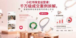 小红书珠宝运营课:千万级成交案例拆解,搭建高转化珠宝账号的核心方法-创业资源网 | 精品设计与工具分享平台