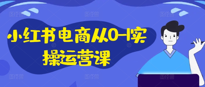 小红书电商从0-1实操运营课，小红书手机实操小红书/IP和私域课/小红书电商电脑实操板块等-创业资源网 | 精品设计与工具分享平台