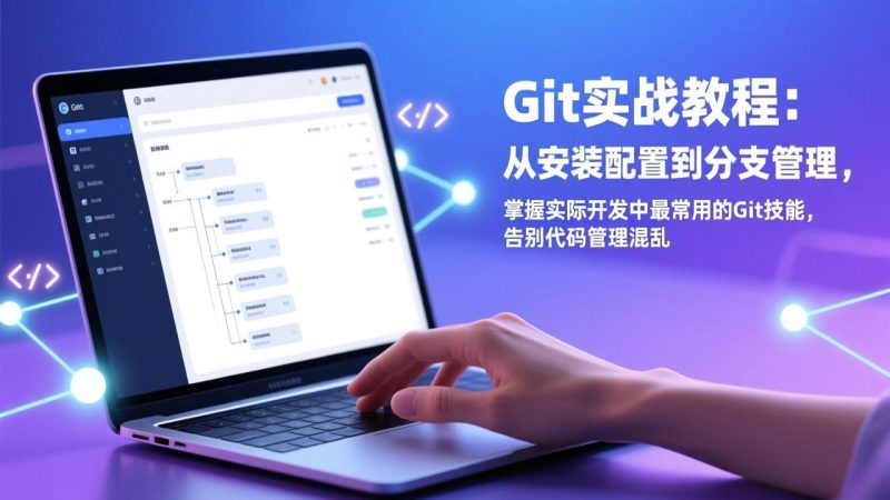 Git实战教程：从安装配置到分支管理，掌握实际开发中最常用的Git技能，告别代码管理混乱-创业资源网 | 精品设计与工具分享平台