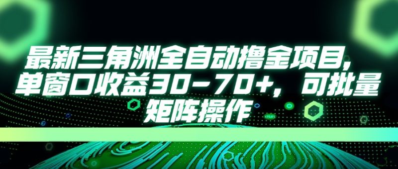 最新三角洲全自动撸金项目，单窗口收益30-70+，可批量矩阵操作-创业资源网 | 精品设计与工具分享平台