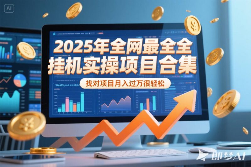 2025年挂机实操项目实操演练，挂机类型，AI直播类型，轻资产创业类型…-创业资源网 | 精品设计与工具分享平台