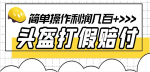 最新头盔打假赔付玩法，一单利润几百+（仅揭秘）-创业资源网 | 精品设计与工具分享平台