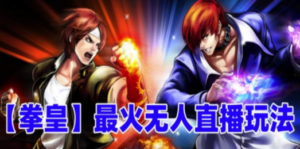 抖音最新无人直播玩法拳皇弹幕礼物互动小游戏（软件+教程+搭建+素材+音效）-创业资源网 | 精品设计与工具分享平台