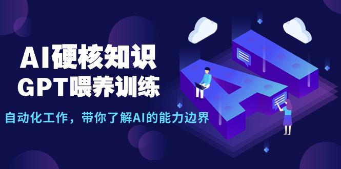 AI硬核知识-GPT喂养训练，自动化工作，带你了解AI的能力边界（10节课）-创业资源网 | 精品设计与工具分享平台