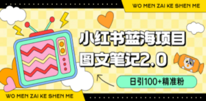 小红书图文笔记2.0玩法，日引100+精准粉，卖小吃配方月入过10000（附配方）-创业资源网 | 精品设计与工具分享平台