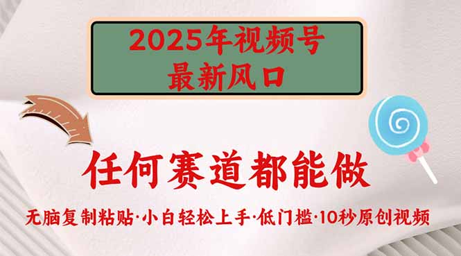 2025年视频号新风口，低门槛只需要无脑执行-创业资源网 | 精品设计与工具分享平台
