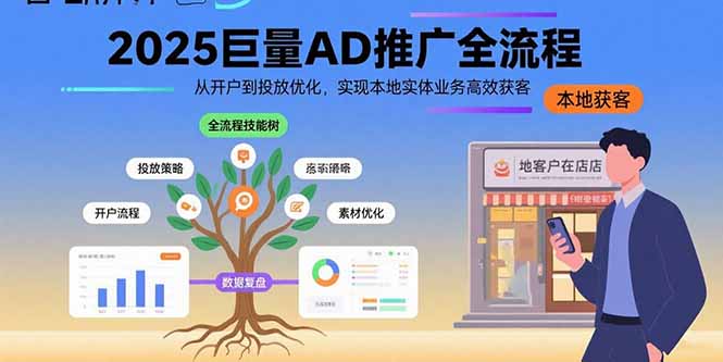 2025巨量AD推广全流程，从开户到投放优化，实现本地实体业务高效获客-创业资源网 | 精品设计与工具分享平台