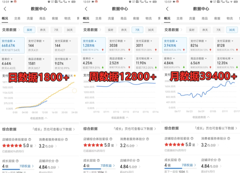拼多多虚拟产品电商训练课：月入30000+你也行，暴利稳定，长久副业首选
