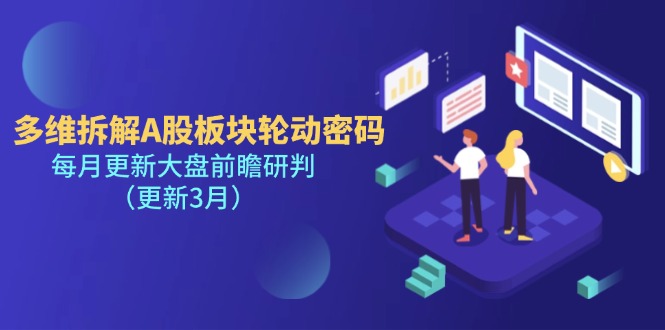 多维拆解A股板块轮动密码,每月更新大盘前瞻研判(更新3月) 多维拆解A股板块轮动密码,每月更新大盘前瞻研判(更新3月)
