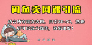 外面这份课卖 698,闲鱼卖网课引流创业粉,新手也可日引50+流量-创业资源网 | 精品设计与工具分享平台
