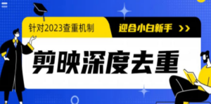 2023年6月最新电脑版剪映深度去重方法,针对最新查重机制的剪辑去重-创业资源网 | 精品设计与工具分享平台