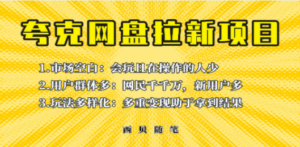 此项目外面卖398保姆级拆解夸克网盘拉新玩法，助力新朋友快速上手-创业资源网 | 精品设计与工具分享平台