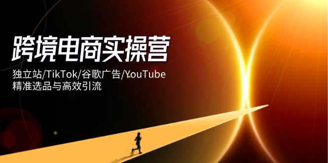 跨境电商实操营：独立站/TikTok/谷歌广告/YouTube，精准选品与高效引流-创业资源网 | 精品设计与工具分享平台