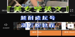 某公众号付费文章《“美女学英文”超耐造起号、涨万粉教程》亲测效果爆炸-创业资源网 | 精品设计与工具分享平台
