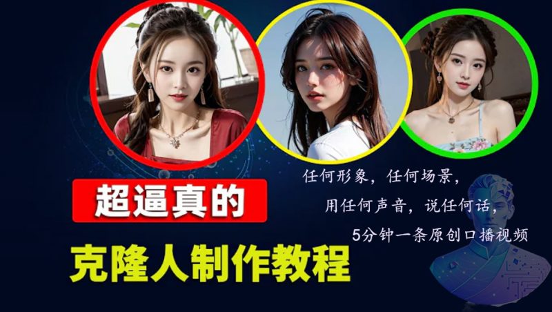 数字人2.0，2024下半年最火项目，无限免费生成视频，任何场景，用任何…-创业资源网 | 精品设计与工具分享平台