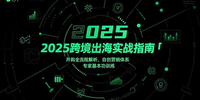 2025跨境出海实战指南，并购全流程解析，自创营销体系，专家基本功训练-创业资源网 | 精品设计与工具分享平台