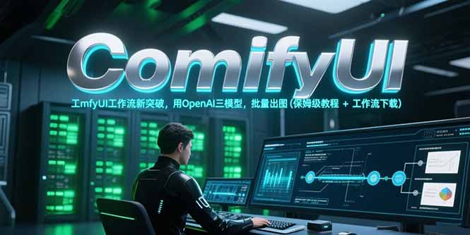 ComfyUI工作流新突破，用OpenAI三模型，批量出图(保姆级教程+工作流下载)-创业资源网 | 精品设计与工具分享平台