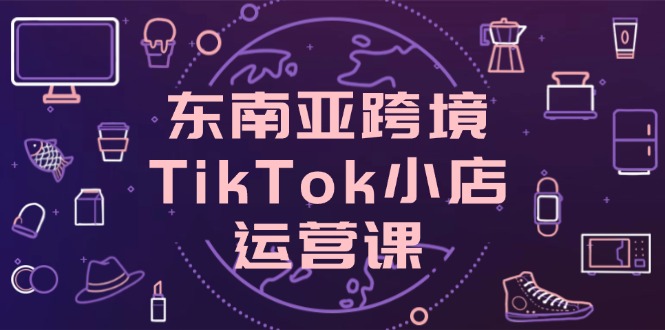 东南亚跨境TikTok小店运营课，掌握店铺设置与流量转化核心技巧-创业资源网 | 精品设计与工具分享平台