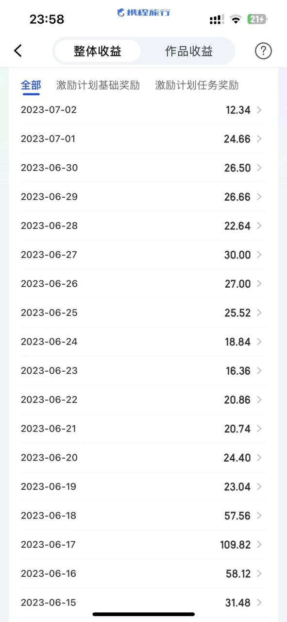 小白新手福音：携程无脑搬砖项目，单号操作10分钟收益30+，可矩阵可放大