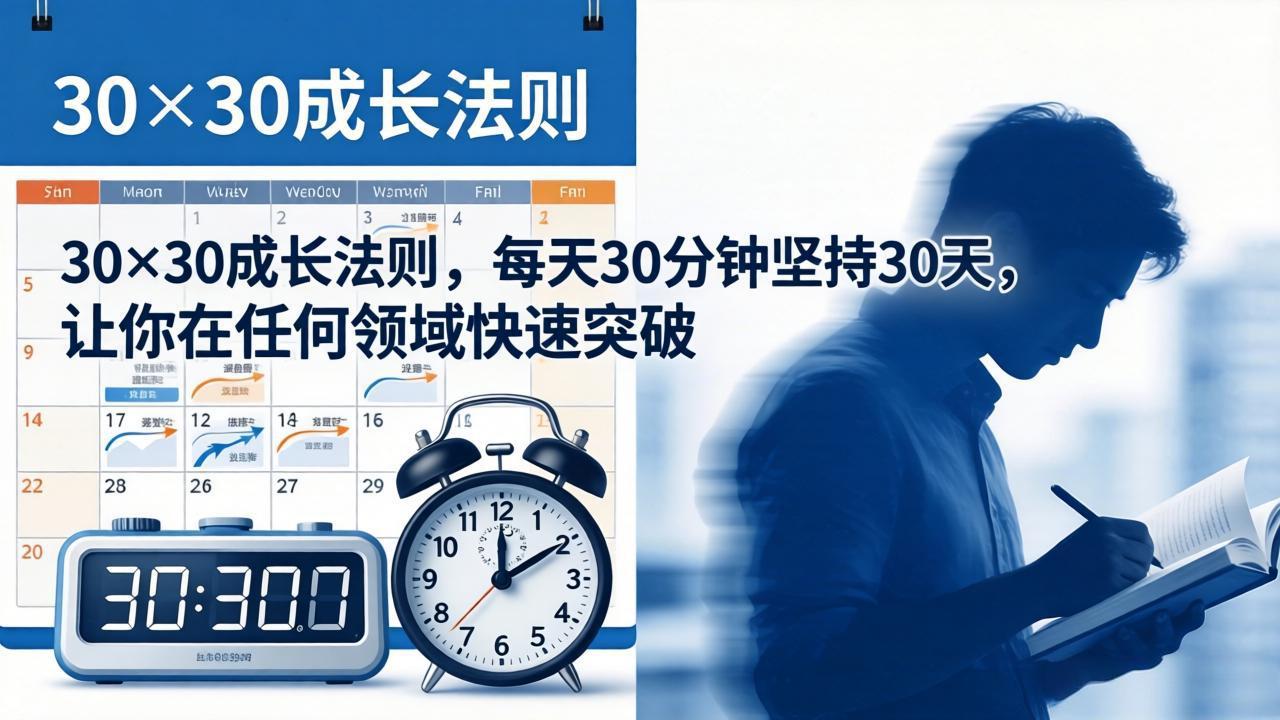 付费文章:30×30成长法则,每天30分钟坚持30天,让你在任何领域快速突破 付费文章:30×30成长法则,每天30分钟坚持30天,让你在任何领域快速突破