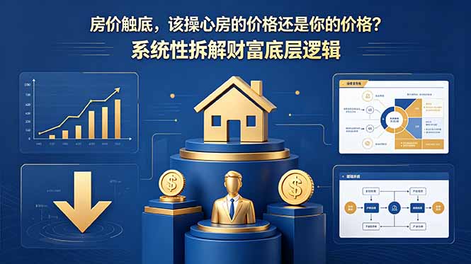 付费文章：房价触底，该操心房的价格还是你的价格？系统性拆解财富底层逻辑-创业资源网 | 精品设计与工具分享平台