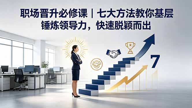 付费文章：职场晋升必修课｜七大方法教你基层锤炼领导力，快速脱颖而出-创业资源网 | 精品设计与工具分享平台