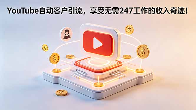 YouTube 自动客户引流，享受无需 247 工作的收入奇迹！【原创双语字幕】-创业资源网 | 精品设计与工具分享平台