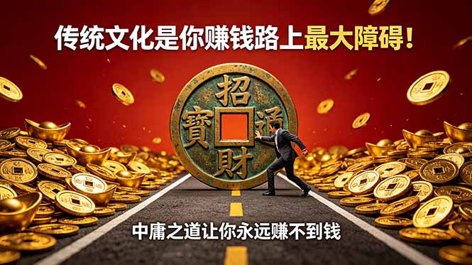 付费文章:传统文化是你赚钱路上最大障碍!中庸之道让你永远赚不到钱-创业资源网 | 精品设计与工具分享平台