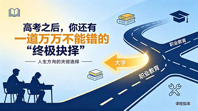 付费文章:高考之后,你还有一道万万不能错的“终极抉择”-创业资源网 | 精品设计与工具分享平台