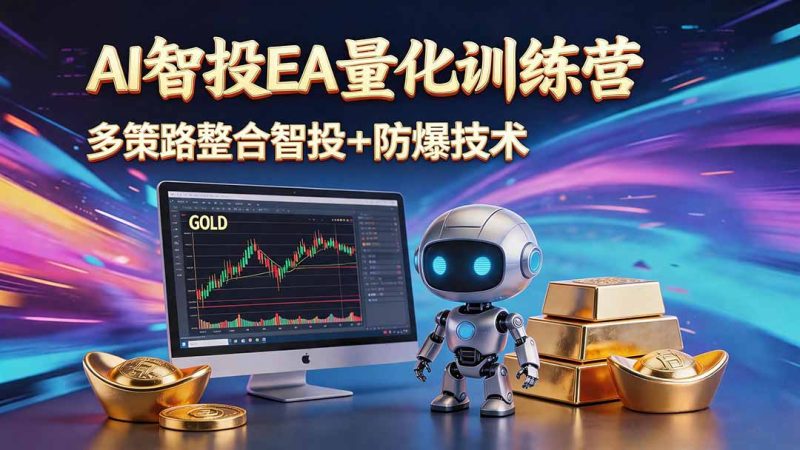 AI智投EA量化运营技术,自动化黄金操盘技术,小白也可以轻松上手日入1000+-创业资源网 | 精品设计与工具分享平台