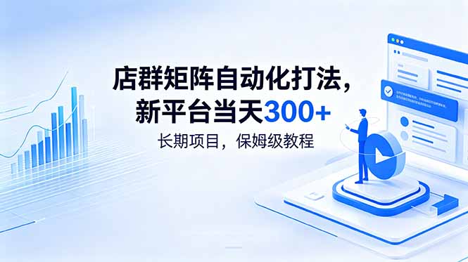 店群矩阵自动化打法，新平台当天300+，长期项目，保姆级教程-创业资源网 | 精品设计与工具分享平台