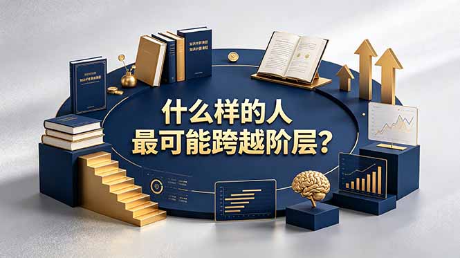付费文章：什么样的人最可能跨越阶层？具备这五种特质，普通人也能顺利跨越阶层-创业资源网 | 精品设计与工具分享平台