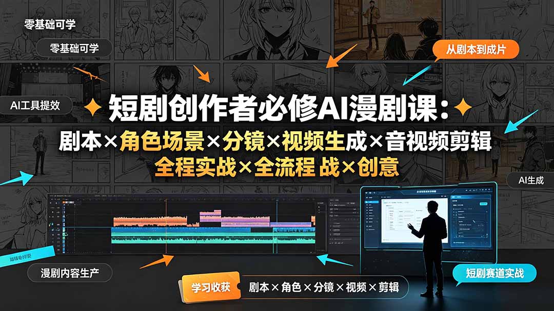 Codex AI商业落地课：Codex配置训练｜AI文案新媒体｜MJ全品类商业绘图全套实操教程