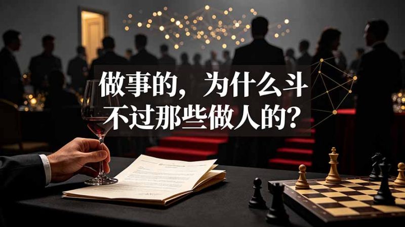 付费文章:做事的,为什么斗不过那些做人的?-创业资源网 | 精品设计与工具分享平台