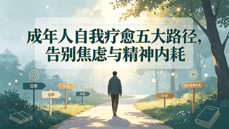 付费文章:成年人自我疗愈五大路径,告别焦虑与精神内耗-创业资源网 | 精品设计与工具分享平台