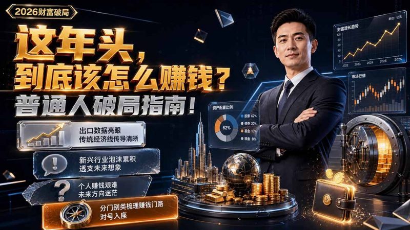 付费文章:这年头,到底该怎么赚钱?普通人破局指南!-创业资源网 | 精品设计与工具分享平台