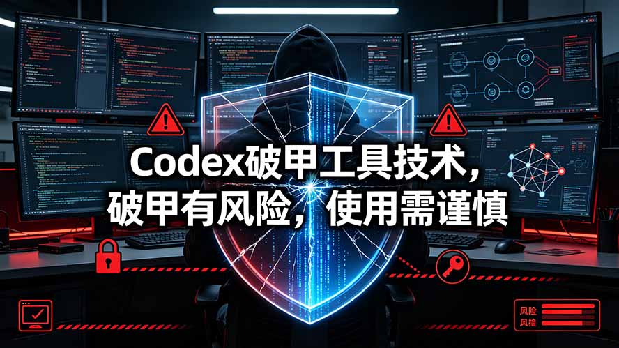 Codex破甲工具技术,破甲有风险,使用需谨慎 Codex破甲工具技术,破甲有风险,使用需谨慎
