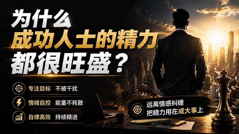 付费文章:为什么成功人士的精力都很旺盛?-创业资源网 | 精品设计与工具分享平台